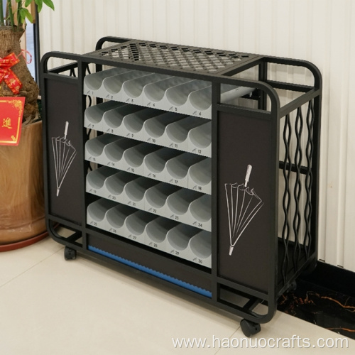 Ironwork umbrella cabinet for storage